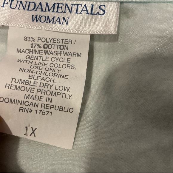 Vintage fundamentals baby blue sarin long sleeve nightgown with lace and ruffled - Picture 3 of 5